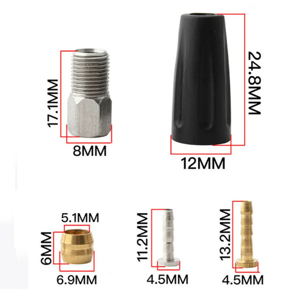 

Bike Hydraulic Hose Olive Insert Set Oil Brake Parts Bicycle Connector