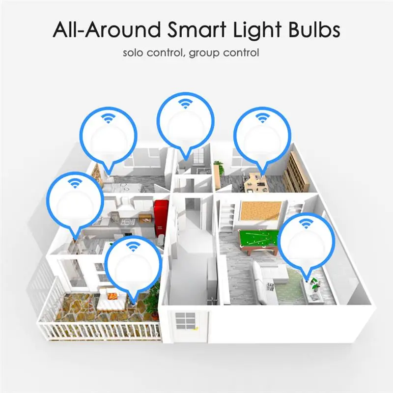Firya Smart WiFi светильник лампа 15 Вт Voice Управление волшебный пробуждения s