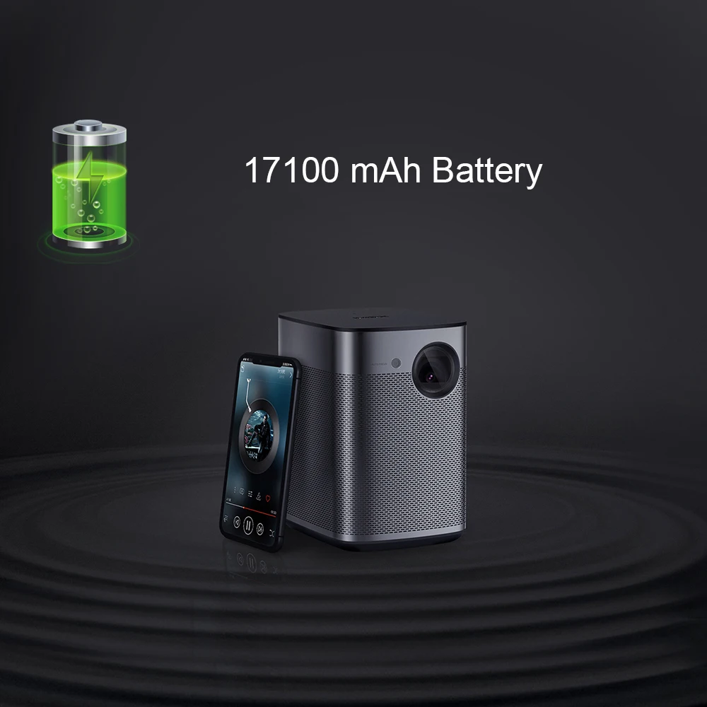XGIMI Halo Смарт Портативный Мини проектор Android 9 0 Wifi 1080P 3D домашний кинотеатр с