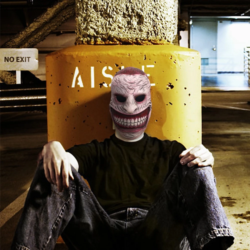 

Waylike Grinning Clown Latex Mask Cosplay Halloween Easter Horror Props Adult Latex Mask