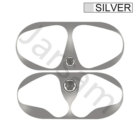 Silverdevil Горячая Распродажа, металлическая Пылезащитная наклейка для Apple AirPods, чехол, пылезащитная защитная наклейка, защитная пленка, аксессуары для Air Pods - Цвет: Silverdevil