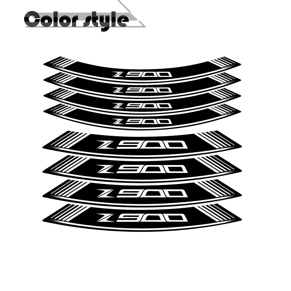 

Motorcycle sticker stripe wheel outer Rim protection stickers creative Color decoration for KAWASAKI Z900 z 900