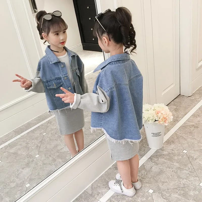 

Children's suit clothing 2020 spring children's clothing sportswear girls clothing 4-15T