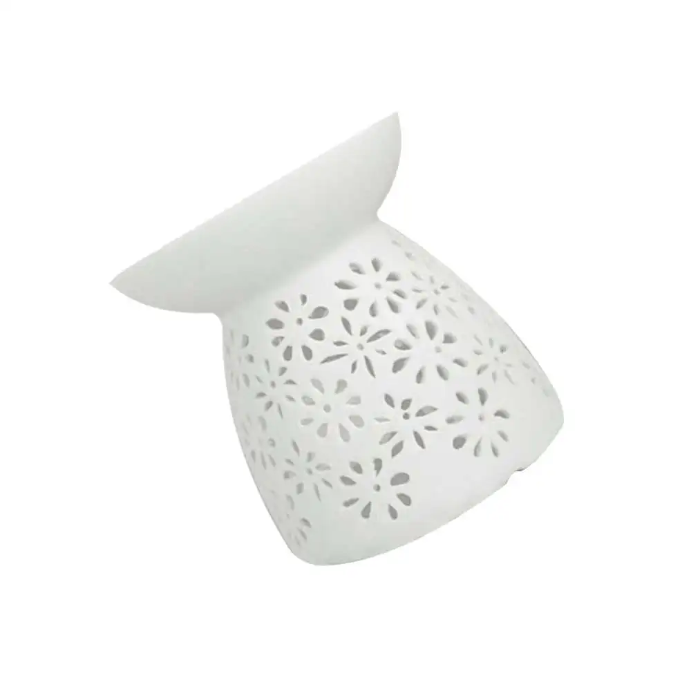 

1 Pcs Ceramic Aromatherapy Oil Burner Lamps Aroma Diffuser Home Living Room Bedroom Candle Holder Hollow Aromatherapy Stove