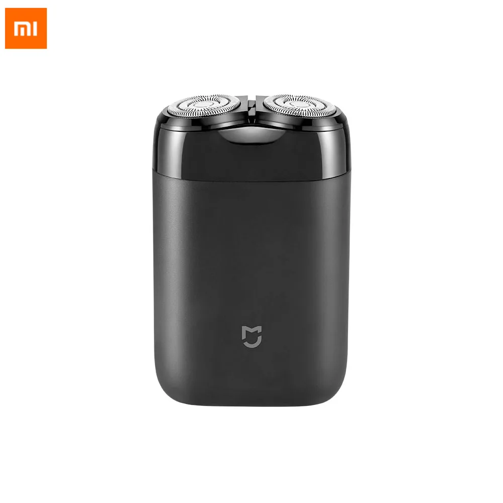Оригинальная электрическая бритва Xiaomi, вращающаяся двойная головка для мытья всего тела, тип-c зарядка, бесшумный двигатель, двойная безопасная защита