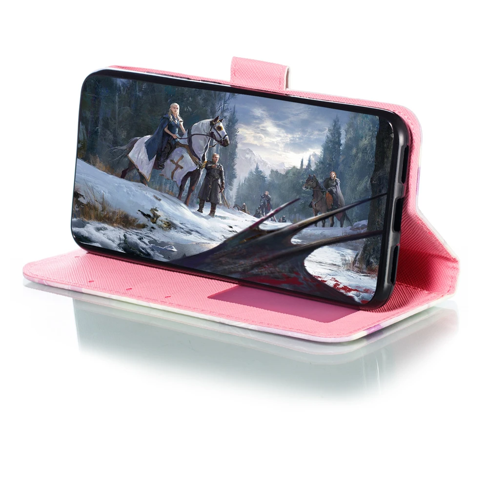 Чехол-книжка с милым мультяшным 3d-рисунком для Xiaomi 9 9T Pro 8 Lite кожаный чехол-книжка