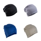 Вязаные шапки унисекс для мужчин и женщин, зимние теплые лыжные шапки, вязаная фетровая шапка, Шапка-бини, шапки оверсайз