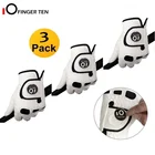 3 шт.6 шт., мужские кожаные перчатки для гольфа