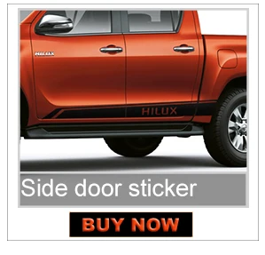 2 шт. hilux racing side stripe Графический виниловый стикер для TOYOTA HILUX revo и vigo 2012