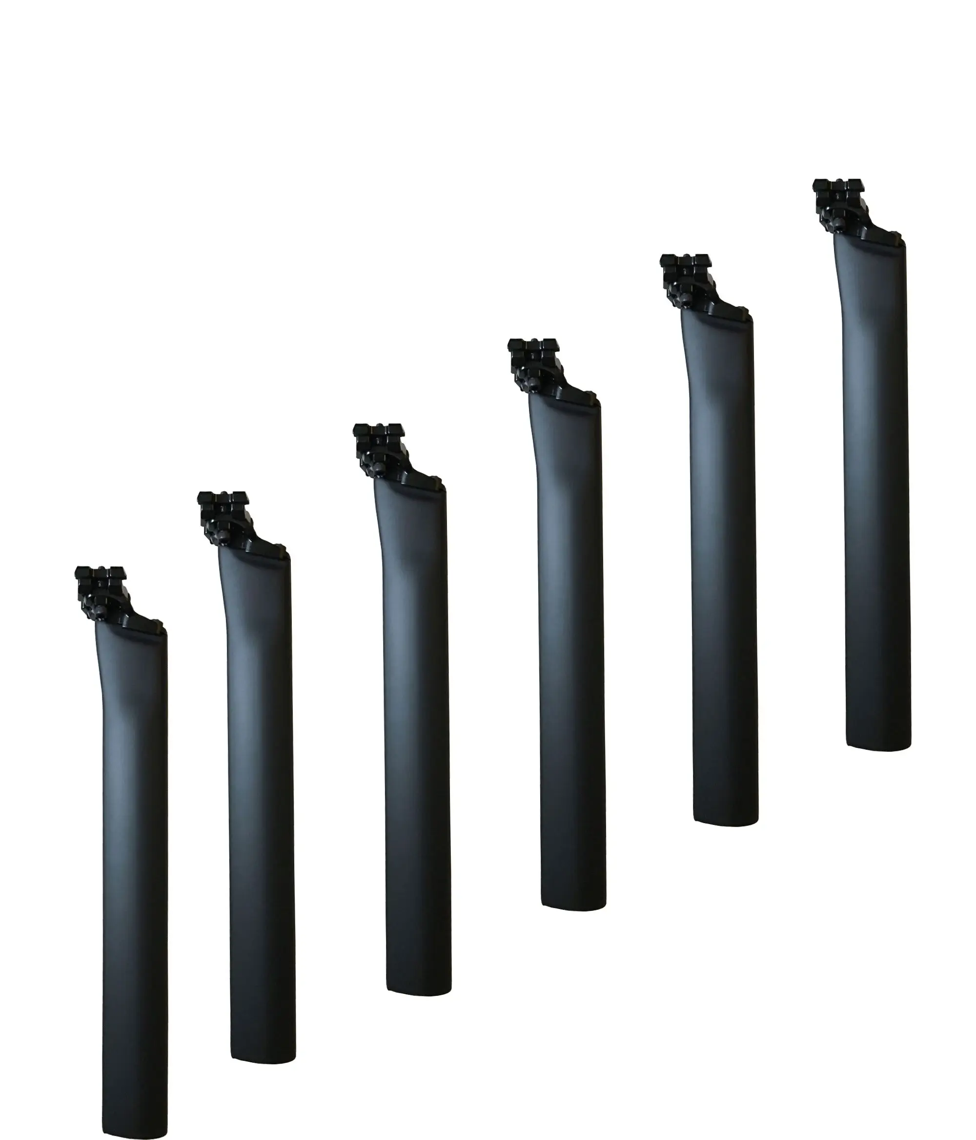 Подседельный штырь из углеродного волокна длиной 380 мм полностью черный новинка