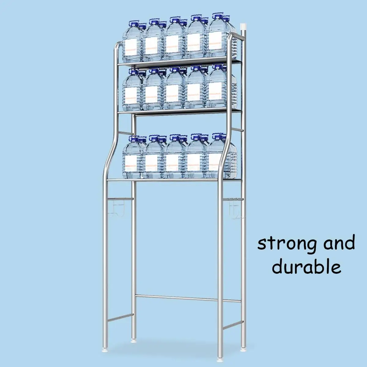 Новый стеллаж из нержавеющей стали для туалетного шкафа полка кухонной