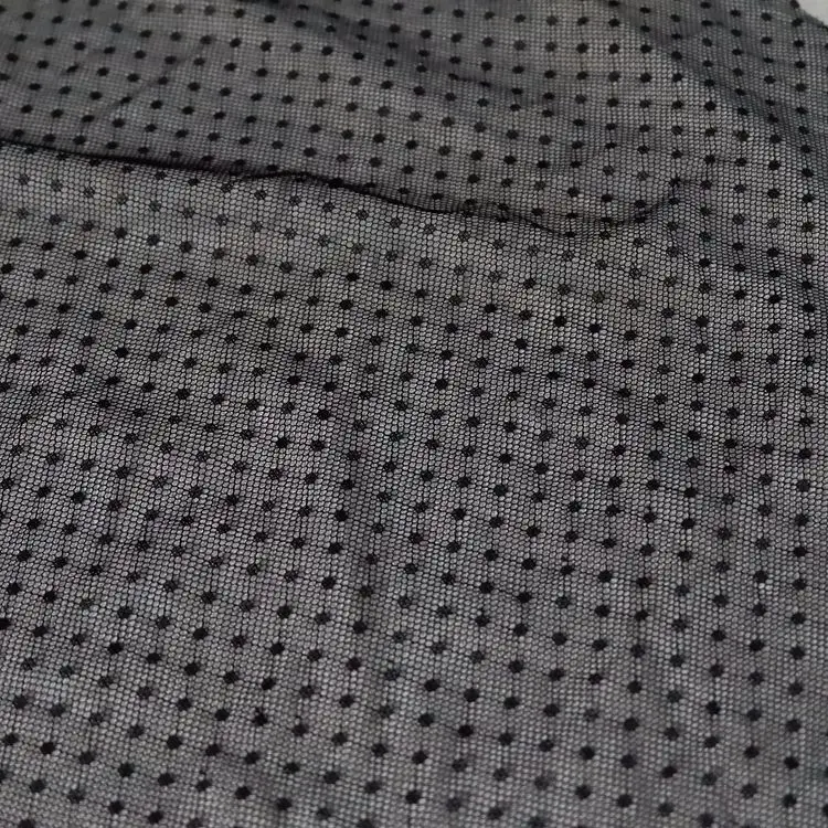 Широкая кружевная ткань ширина 150 см эластичная для одежды шторы черная белая