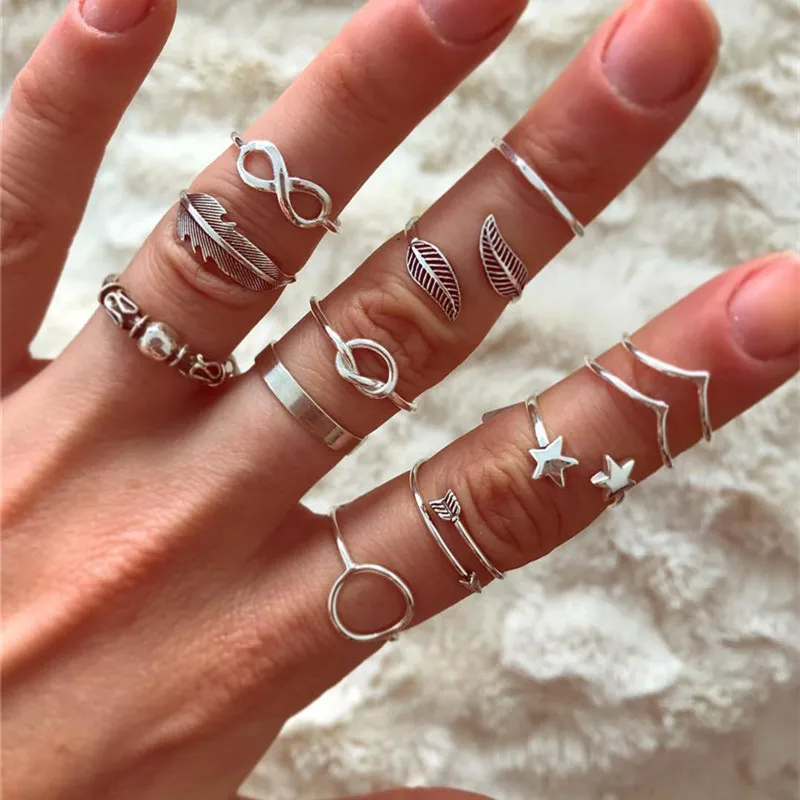 Новое поступление богемный Цвет: старое серебро перо стрела очаровательное