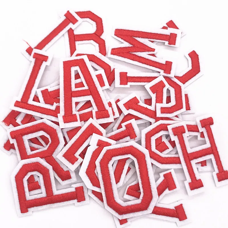 1 шт. красная алфавитная аппликация патч для утюга швейные принадлежности сделай