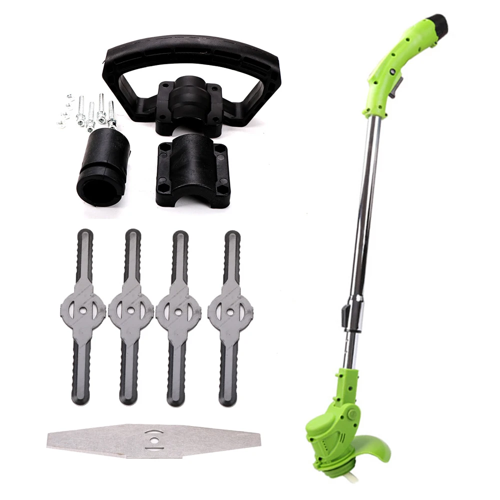 Бытовая Беспроводная электрическая газонокосилка триммер для травы щеточный