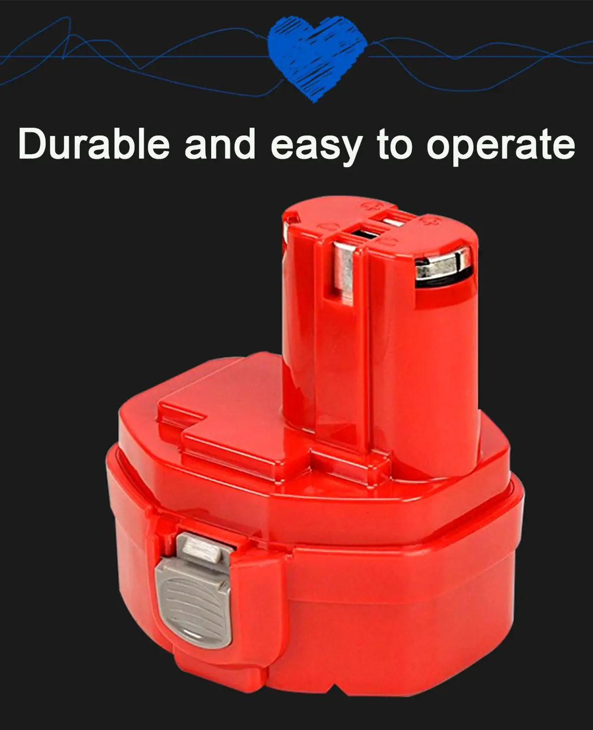 Никель-металлогидридный аккумулятор для электроинструментов Makita PA14 14 4 4000 1420 1422