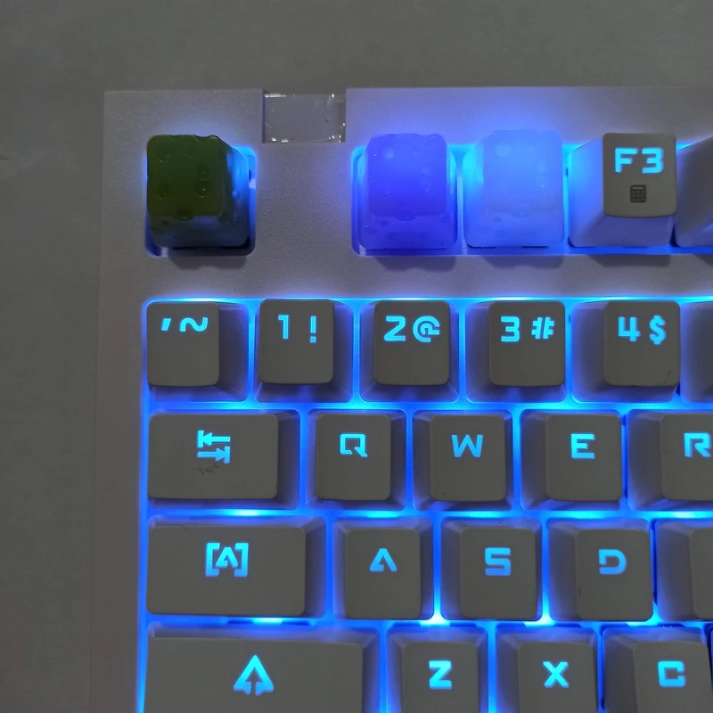 

Q1JF DIY клавиатура Keycap индивидуальный дизайн под заказ Смола сыр подсветка Keycap OEM профиль R4 для переключателя cherry Mx Gateron