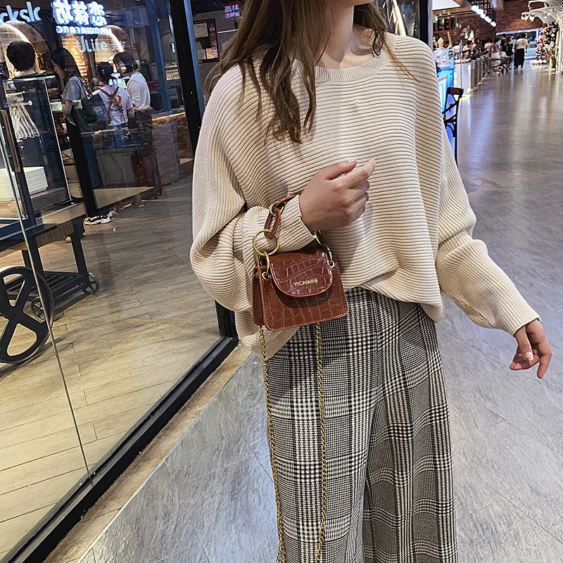 

Vendors Wholesale Bag Luxury Brand Mini Tote Quilted Vintage Girls Shoulder Strap Genuine Leather Fashion Shoulder Bag DF50BA