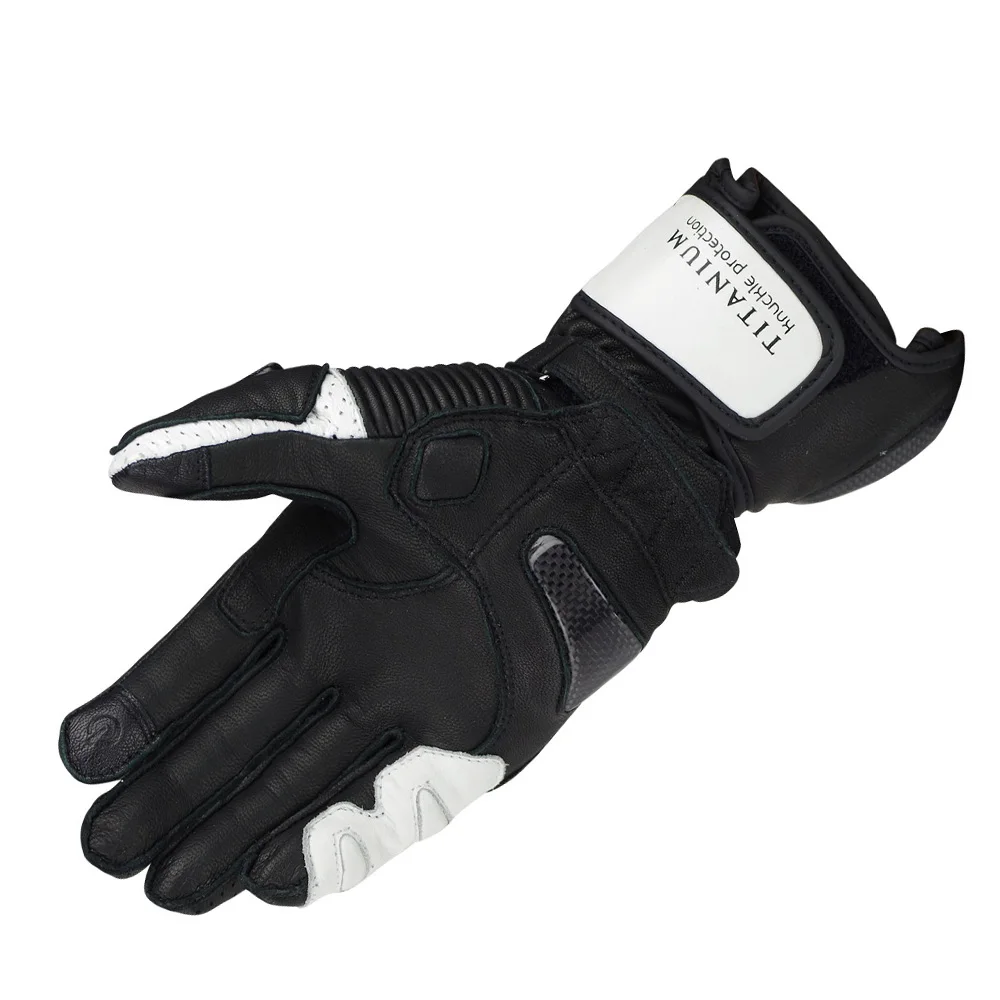Новые мужские мотоциклетные перчатки кожаные защитные из титанового сплава Komine