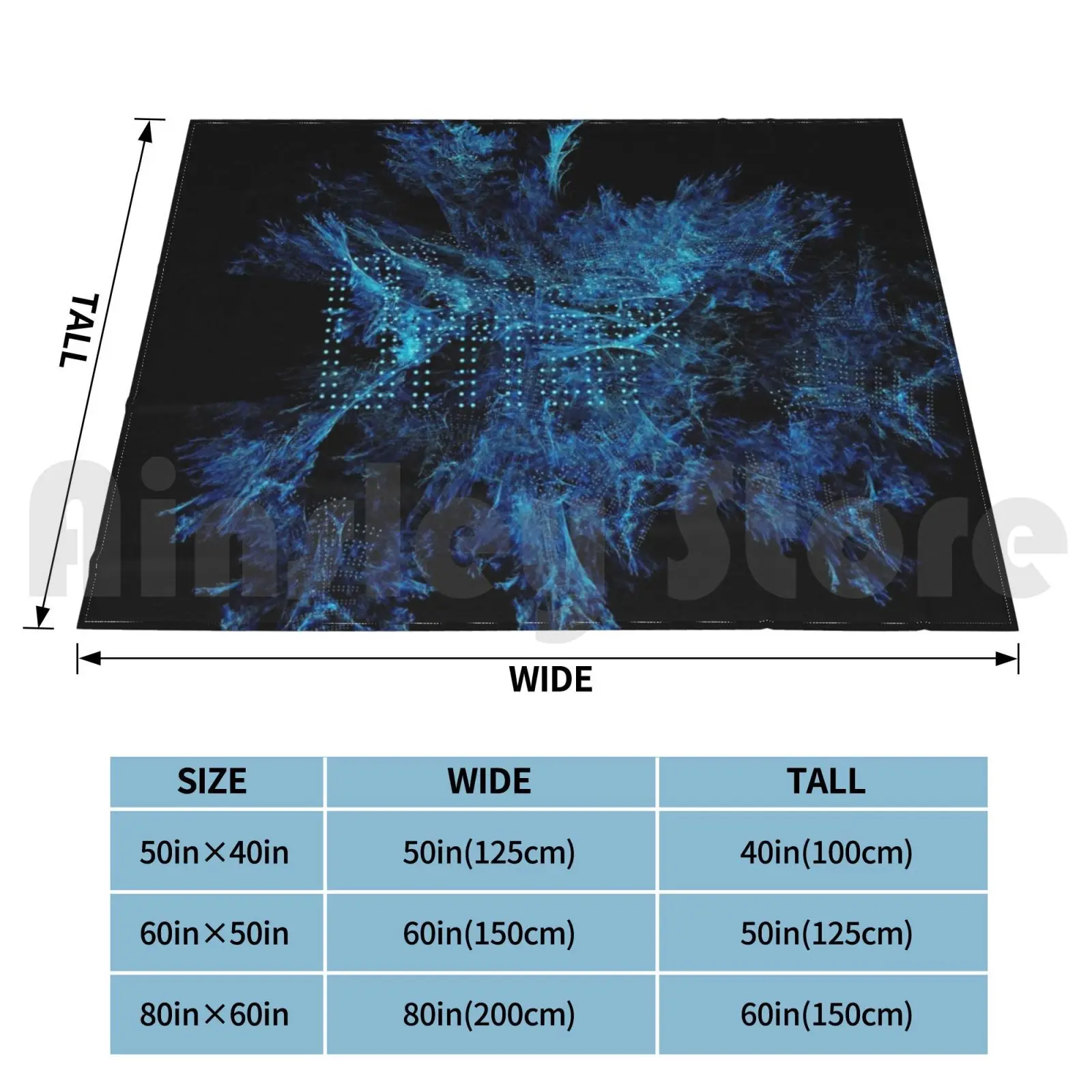 Da Fs Omar s имя Onfx? Одеяло модное на заказ 2588 Ohdz огни абстрактный крутой цвет Фрактал