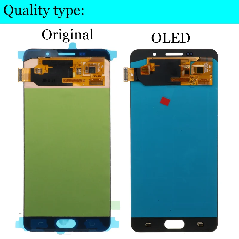 Оригинальный ЖК дисплей 5 ''SUPER AMOLED для SAMSUNG Galaxy A7 2016 A710 A710F A710M с сенсорным