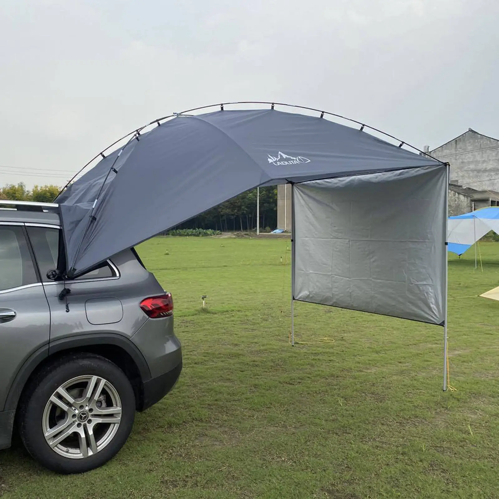 

Portable Awning Sun Shelter SUV Tent Auto Canopy Camper Trailer Tent Rooftop Car Awning For Beach Minivan Outdoor Camping Tent