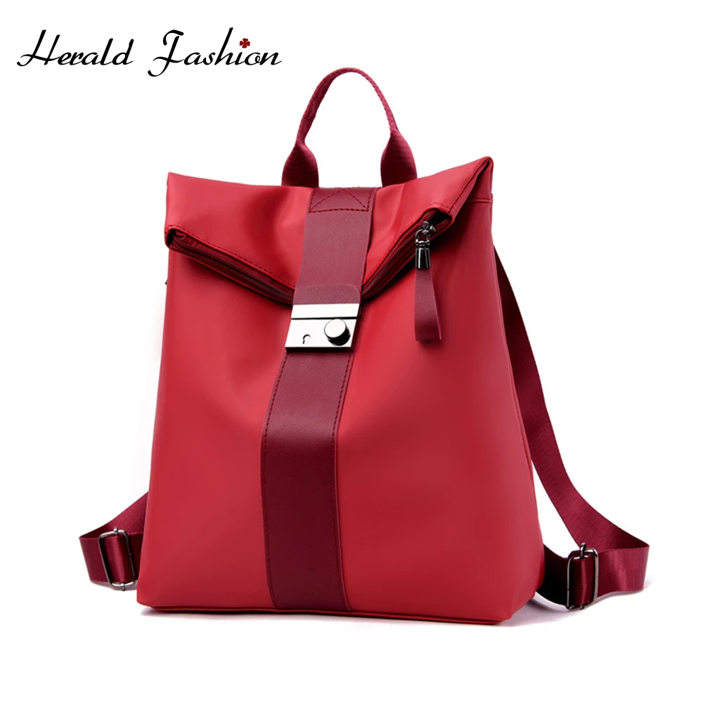 Рюкзак женский непромокаемый из ткани Оксфорд с защитой от кражи| |