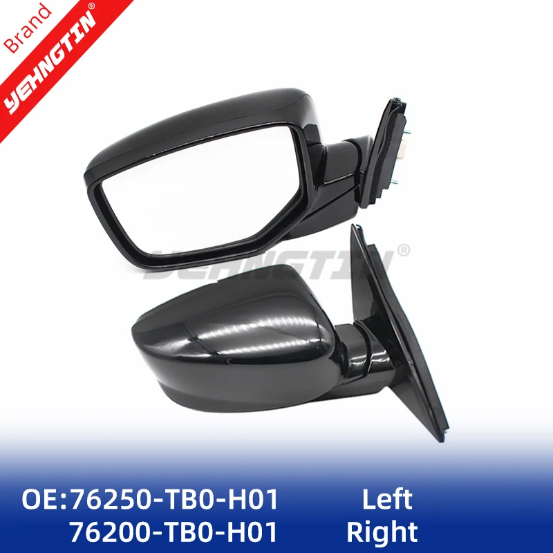 L & R 76250-TB2-H01 76200-TB0-H01 внешнее зеркало заднего вида в сборе для бокового зеркала Honda Accord 2008-2013 без указателя поворота