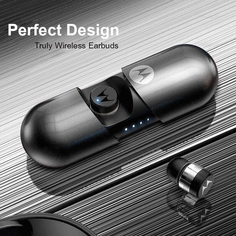 Motorola VerveBuds 400 Wireless Earphone with Bluetooth 5.0 IPX6 Waterproof Support Siri AI Assistant for Huawei Xiaomi