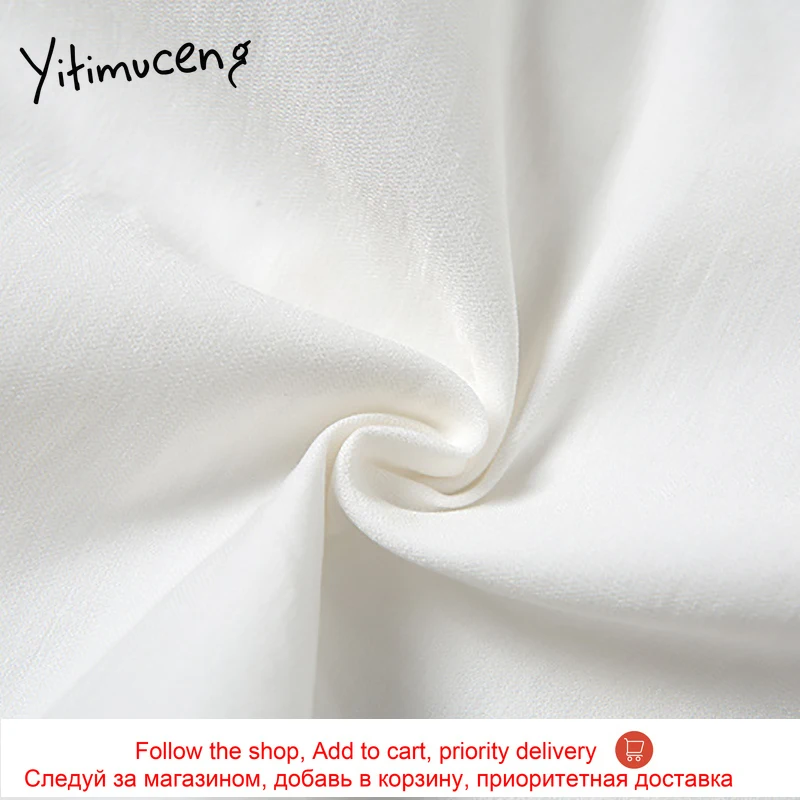 

Yitimuceng Vintage Puff Sleeve Women T Shirts 2021 Spring Fashion New Sexy Club Square Collar Solid Tops Wrap Chest Long Sleeve
