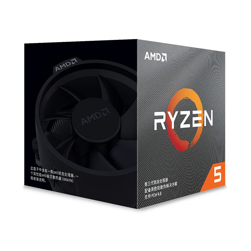 Online RYZEN 5 3600X 3,8 Ghz Prozessoren 6Cores-12Threads 95W L3 = 32M 7NM AM4 PCIe 4,0 X16 DDR4 X470/B450 AMD ZEN2 CPU Boxed Mit Kühler