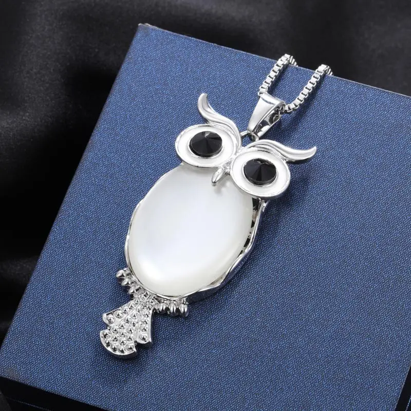 Женское длинное ожерелье MINHIN дизайнерское массивное с котом цепочки для свитера