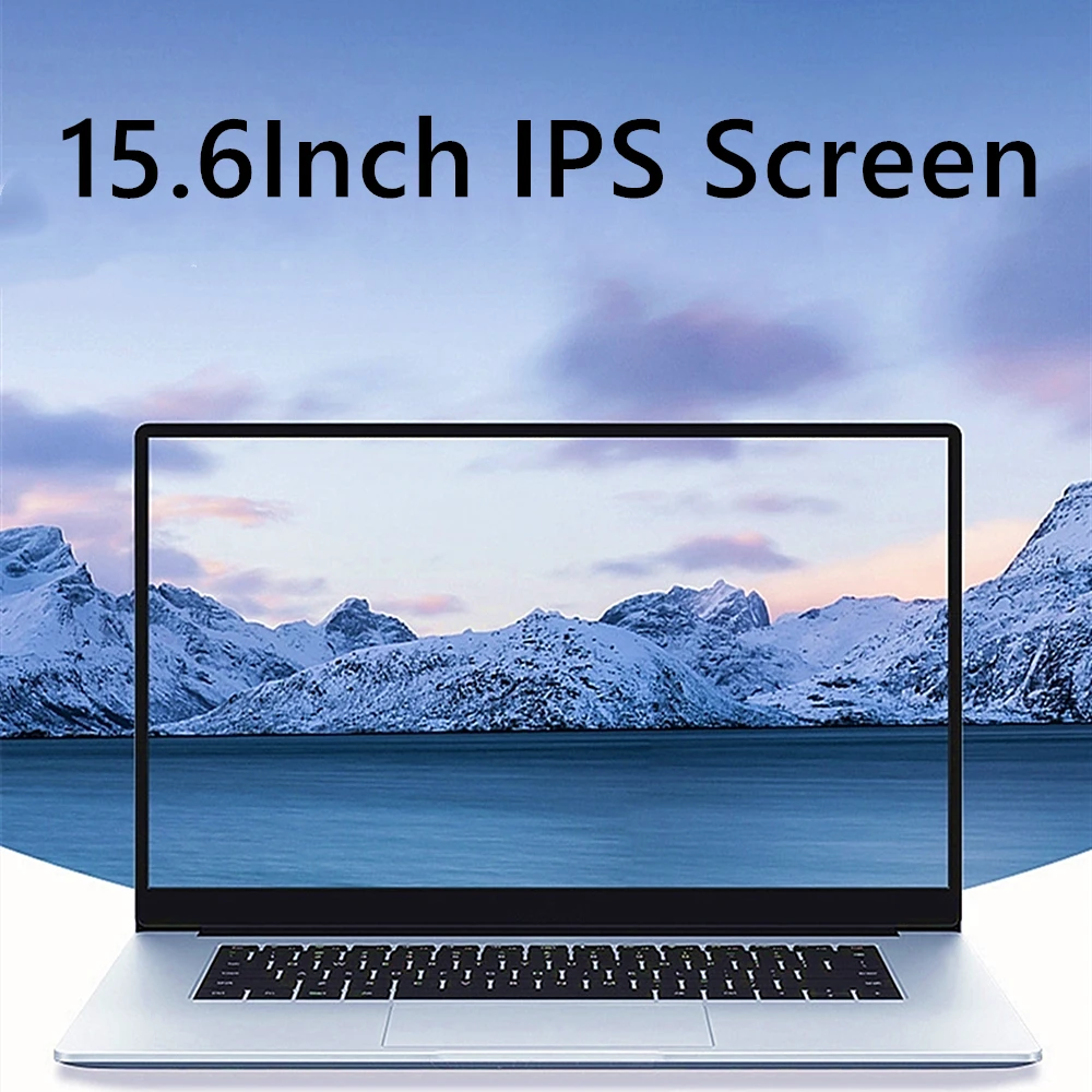 15 inch laptop with 8gb ram 1tb 512g 256g 128g 64g ssd notebook computer quad core netbook students ultrabook with win10 os free global shipping