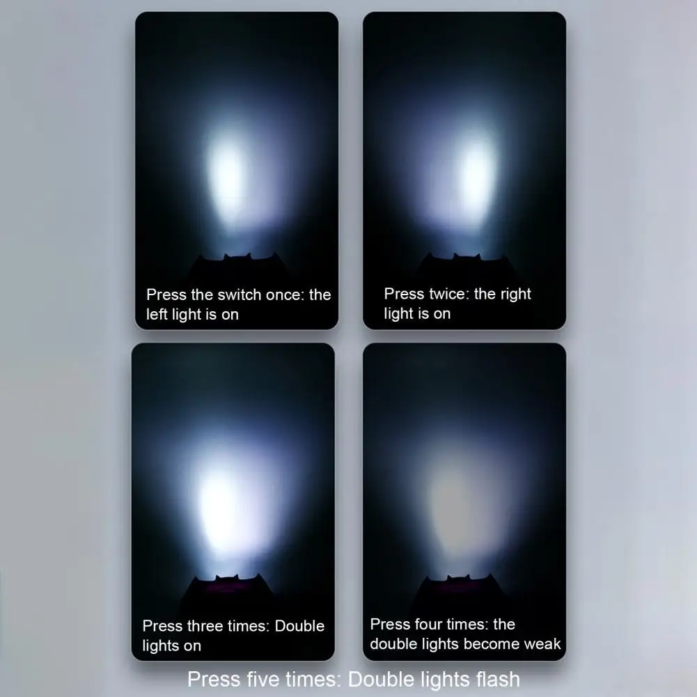 

ABS Портативный ударопрочный передний легкий велосипедный фонарь s с электрическим гудком для езды