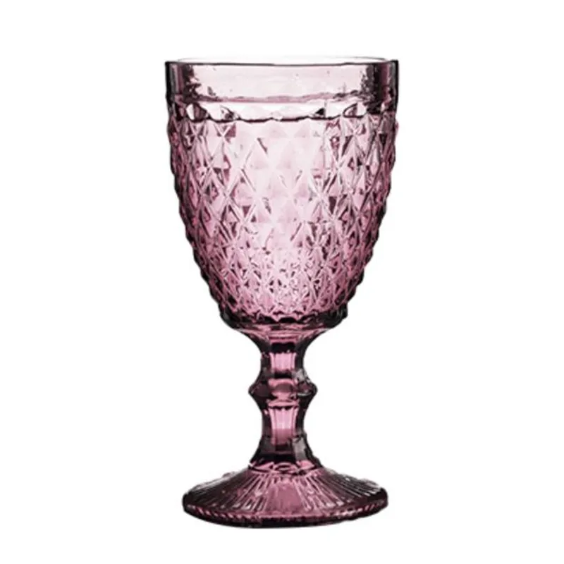 Европейский Креативный винный бокал для воды прозрачные винтажные рельефные