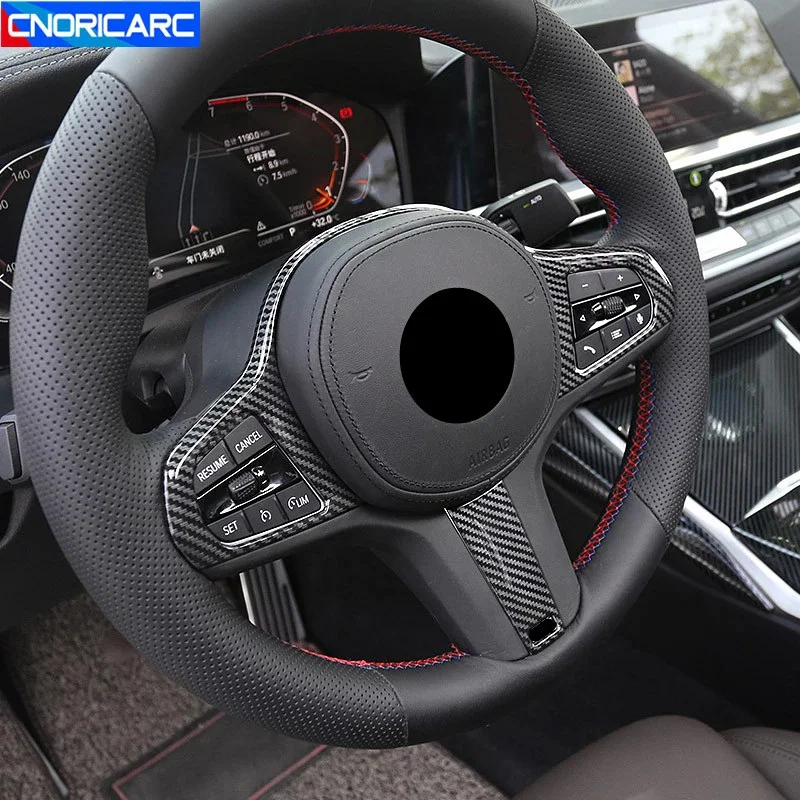 Декоративные наклейки на рулевое колесо для BMW 5 Series G30 X3 G01 X4 G02 X5 G05 X6 G06 2020|Лепнина