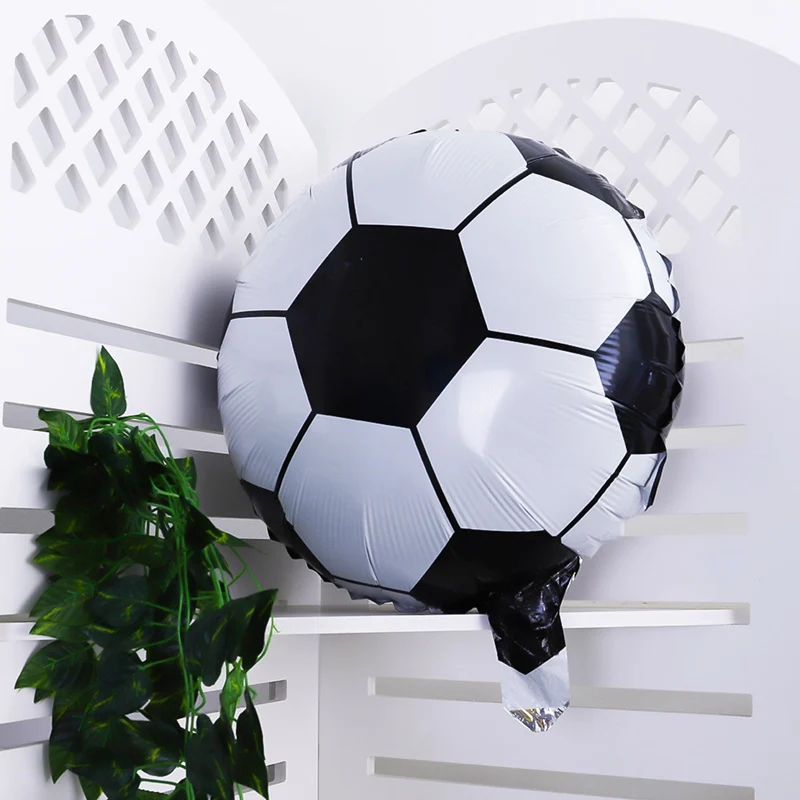 1 шт. 18 дюймов круглый футбол алюминий воздушный шар вечерние для дня рождения