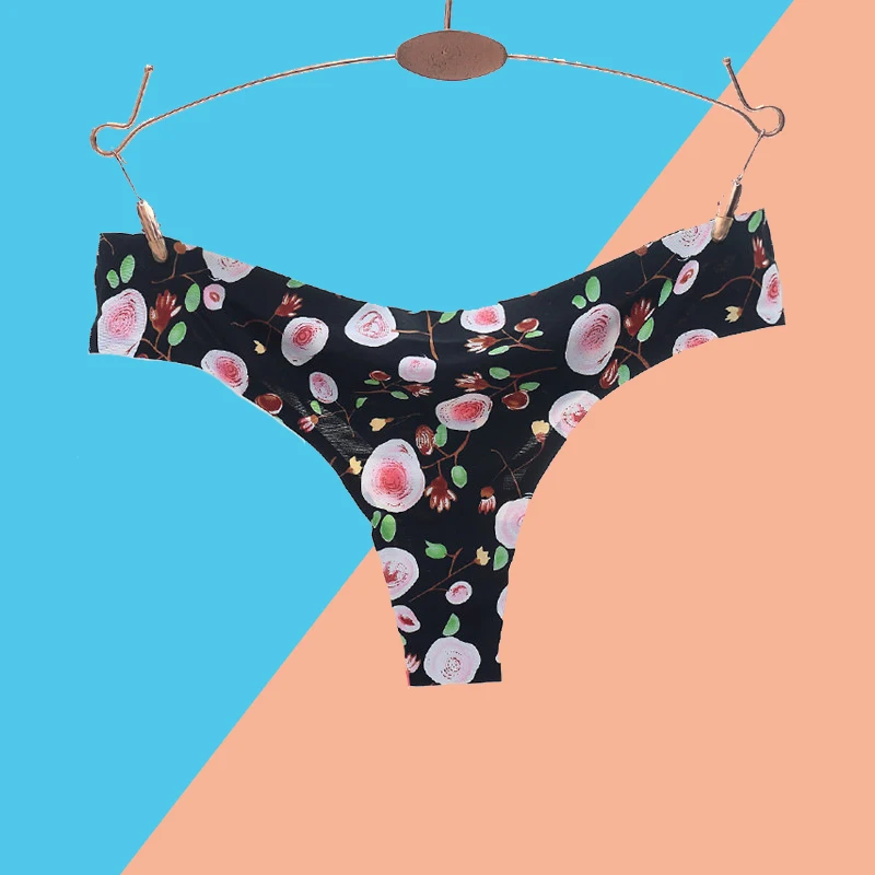 3pcsExotic Одежда стринги трусы Для женщин сексуальные прозрачным нижним бельём Ice Silk