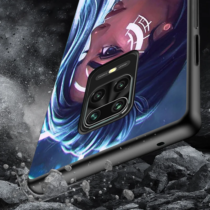 

Fashion City Girl For Xiaomi Redmi Note10 10S 9T 9S 9 8T 8 7 6 5A 5 4 4X Prime Pro Max Black Phone Case
