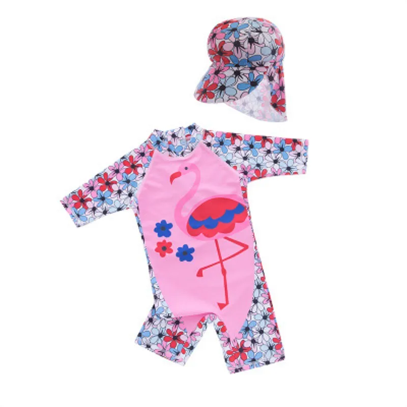 Купальник для маленьких девочек высококачественный солнцезащитный детский