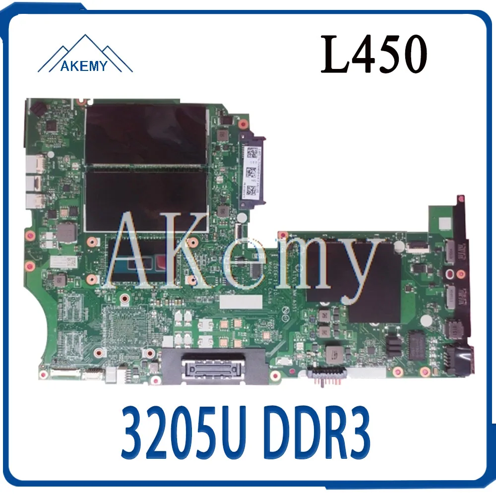 Фото Материнская плата для ноутбука For Lenovo Thinkpad L450 NM-A351 00UP051 Core SR215 Celeron 3205U DDR3