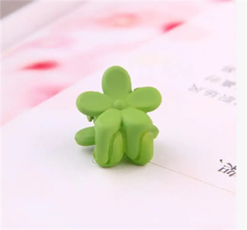 

5pcs Cute Girl Flower Small Hair Clip Child Cute Candy Color Hairclips Headband Children Fashion Hairpins Hair Accessories