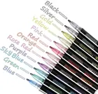 12 шт. двухсторонний металлический маркер, супер-вспышка, контур Рисование маркером, рисование, маркером, художественная ручка, маркер, канцелярские принадлежности