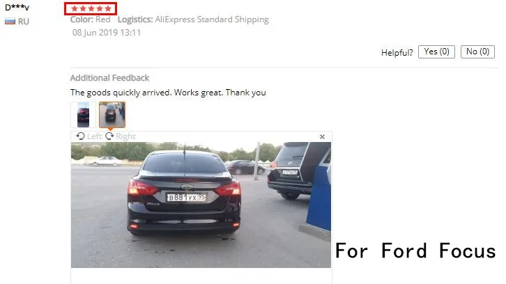1 пара для Ford Focus 3 седан хэтчбек автомобильный Стайлинг тормозной светодиодный задний бампер отражатель светильник Предупреждение льная лампа 2012- автозапчасти