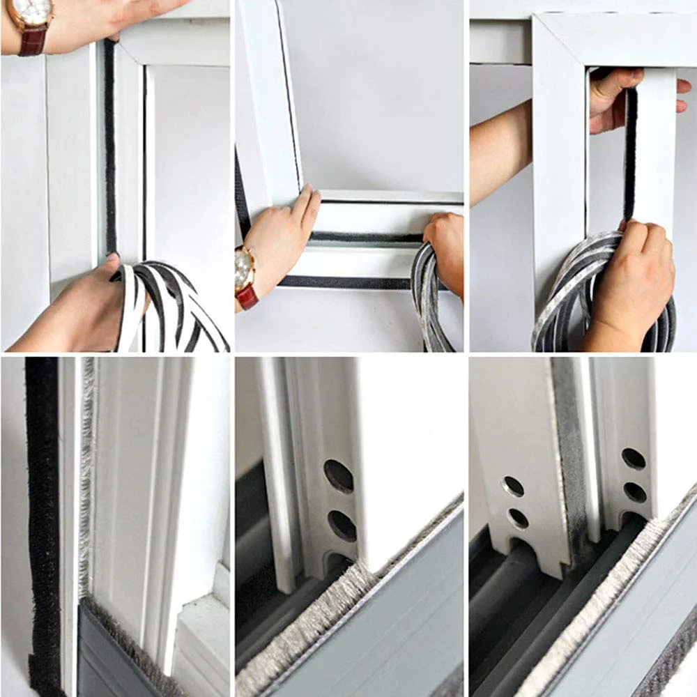 Самоклеящаяся уплотнительная лента 5 м прокладка для домашнего окна уплотнения