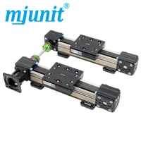 mjunit painting linear module sliding table high speed automatic synchronous belt linear guide rail for helmet paint spraying