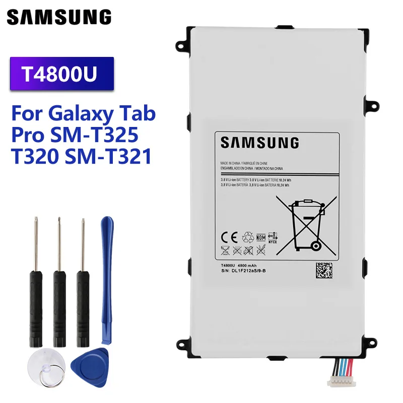 Оригинальный сменный аккумулятор Samsung T4800E для Galaxy Tab Pro 8 4 in T320 T321 T325 SM-T321 T4800C T4800K