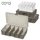 Коробка для рыболовных снастей DONQL, прозрачная пластиковая коробка для хранения приманок, аксессуаров для ловли карпа