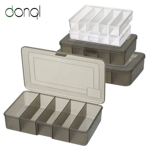 Коробка для рыболовных снастей DONQL, прозрачная пластиковая коробка для хранения приманок, аксессуаров для ловли карпа