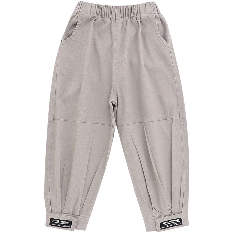 

Special Spring Autumn Boys TrousersLong Pants & Capris Kids' Casual Overalls Pants Cotton Children Clothing Teenage ToddlerHig